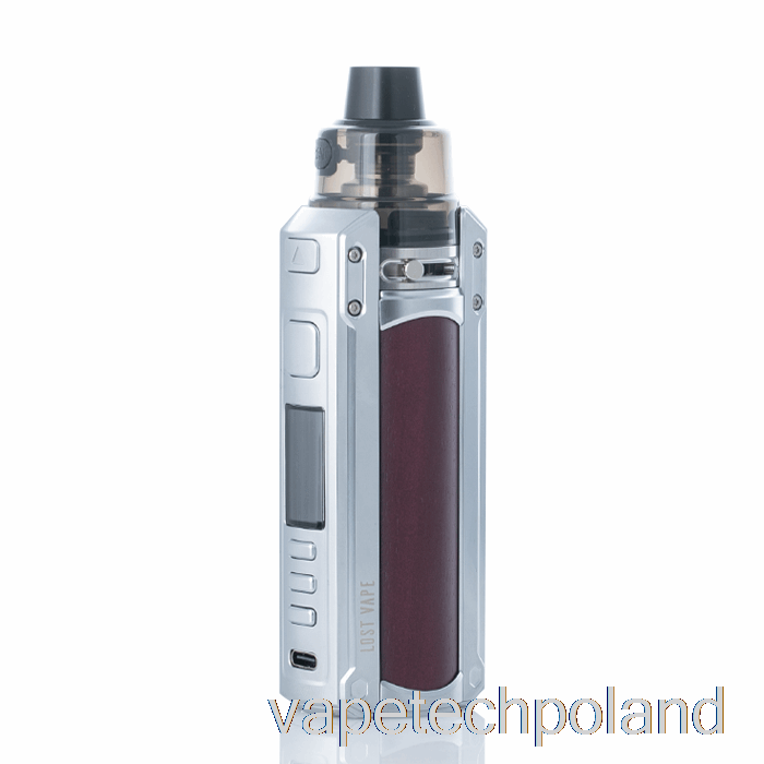 Sklep Vape Warszawa Zagubiony Vape Ursa Quest 100w Pod Mod Kit Nierdzewny / Fioletowe Serce Drewno